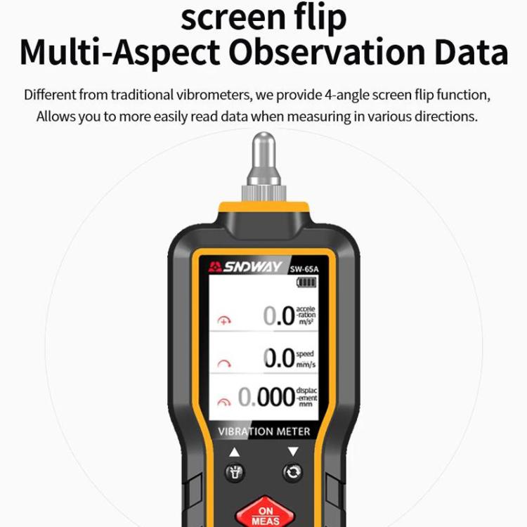 Digital Vibrometer Motor Fault Vibration Detector Vibration Pen