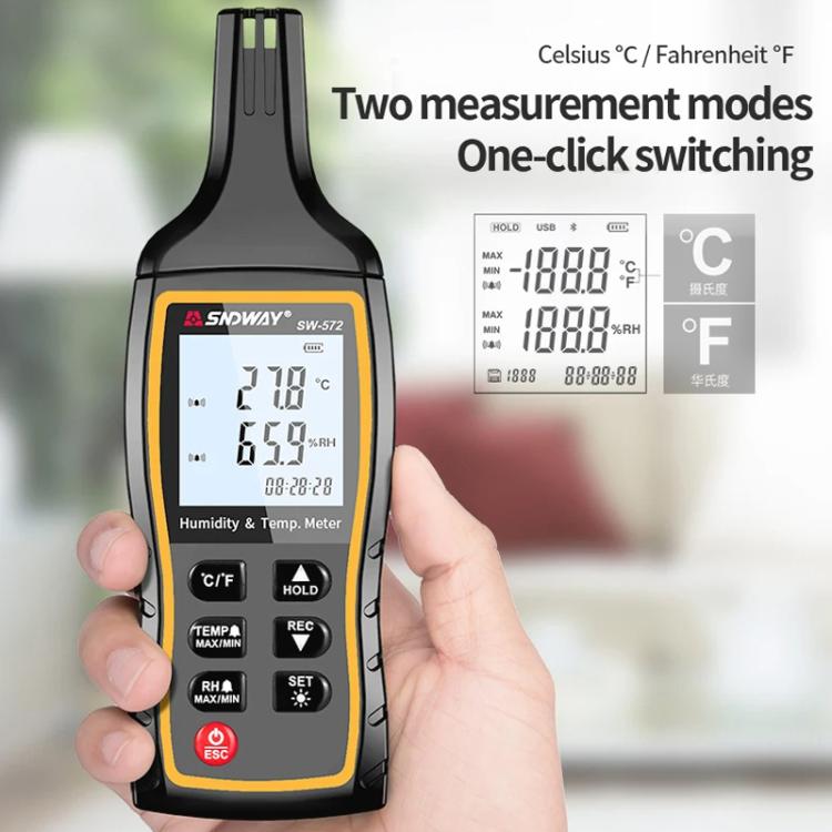 Handheld Digital Temperature Humidity Meter High Sensitivity Temperature Humidity Meter