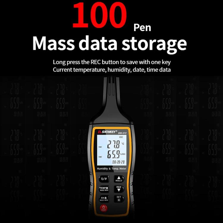 Handheld Digital Temperature Humidity Meter High Sensitivity Temperature Humidity Meter
