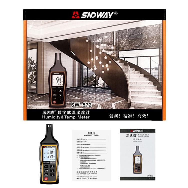 Handheld Digital Temperature Humidity Meter High Sensitivity Temperature Humidity Meter