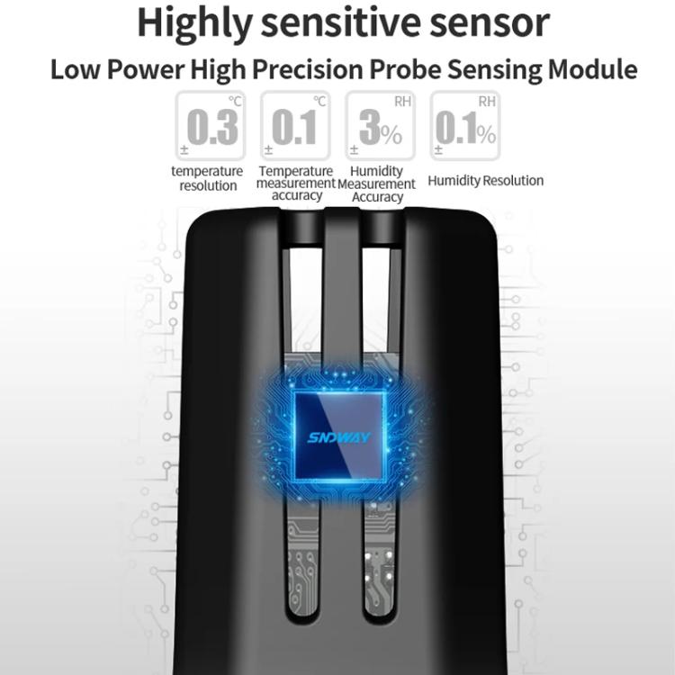 Handheld Digital Temperature Humidity Meter High Sensitivity Temperature Humidity Meter