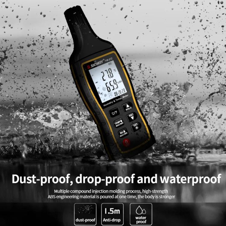 Handheld Digital Temperature Humidity Meter High Sensitivity Temperature Humidity Meter