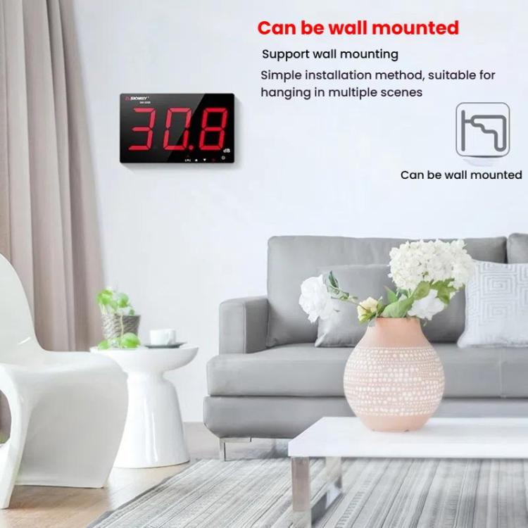 9.6 inch Wall Mounted Decibel Meter Large Screen Environmental Noise Monitor