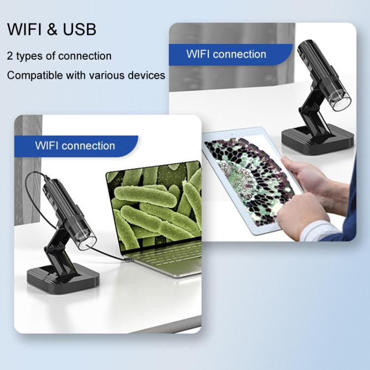 Portable 200W Pixel 1000X HD Wireless Digital Microscope