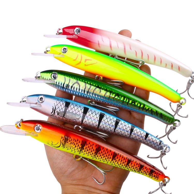 HENGJIA MI226 Deep Diving Mino False Bait Fishing Bionic Road Lure