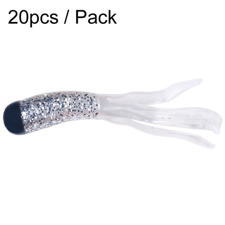 4.8cm 20pcs / Pack HENGJIA SO192 Vegetable-Head Tube Lure Fishing Simulation Soft Fake Bait