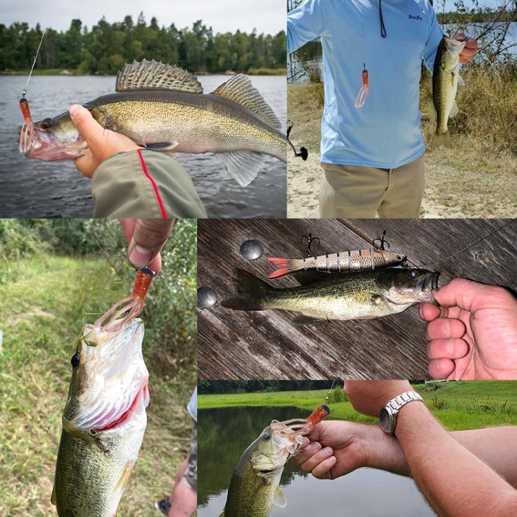 4.8cm 20pcs / Pack HENGJIA SO192 Vegetable-Head Tube Lure Fishing Simulation Soft Fake Bait