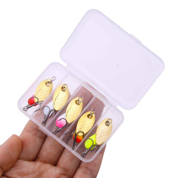 HENGJIA Single Hook Sequins Road Runner Bait Fishing False Lures