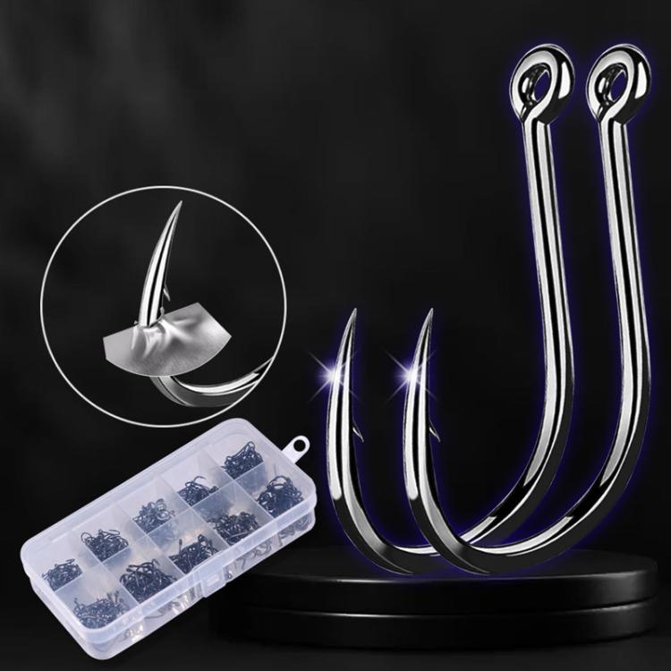 HENGJIA FH032 3-12# Outdoor Fishing Single Hook With Ring