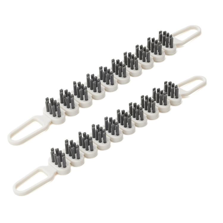 2pcs Bendable Multifunctional Crevice Brush Bathroom Faucet Brush Kitchen Cleaning Brush