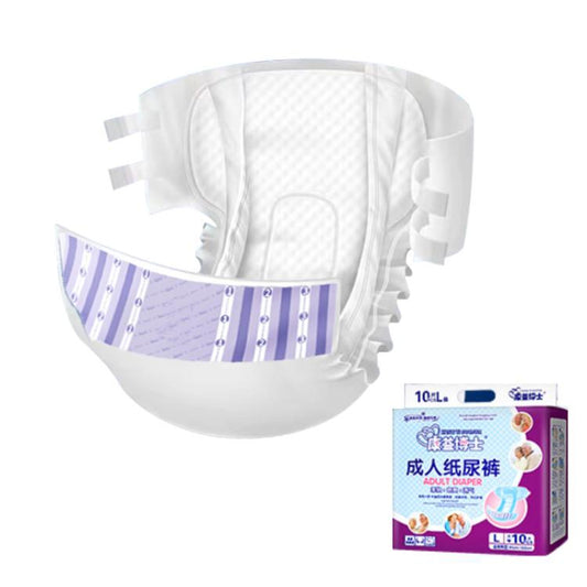 Hexibao Adhesive Adult Diapers, Thickened L 10pcs, Thickened XL 10pcs, Thickened L 30pcs, Thickened XL 30pcs, Double Leakproof L 30pcs, Double Leakproof XL 30pcs, Reinforced L 30pcs, Reinforced XL 30pcs, Economic L 60pcs, Affordable L 40pcs