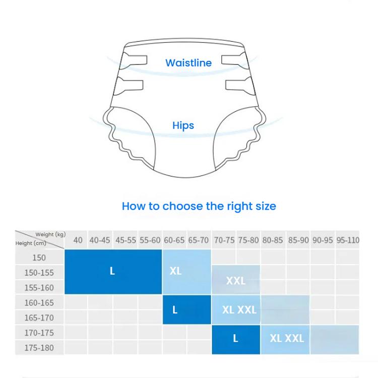 Hexibao Adhesive Adult Diapers, Thickened L 10pcs, Thickened XL 10pcs, Thickened L 30pcs, Thickened XL 30pcs, Double Leakproof L 30pcs, Double Leakproof XL 30pcs, Reinforced L 30pcs, Reinforced XL 30pcs, Economic L 60pcs, Affordable L 40pcs            ...