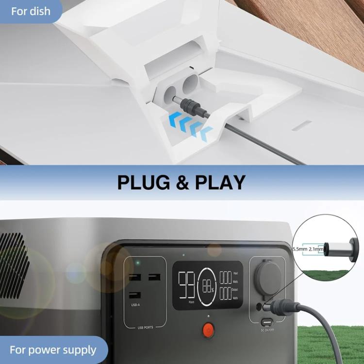 Mini 5.5 X 2.1mm DC To DC Power Cable