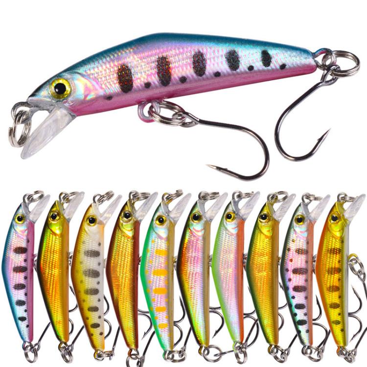 HENGJIA MI171 4.3cm-1.6g Sinking Road Runner Warbler Bait Outdoor Fishing Single Hook False Lure