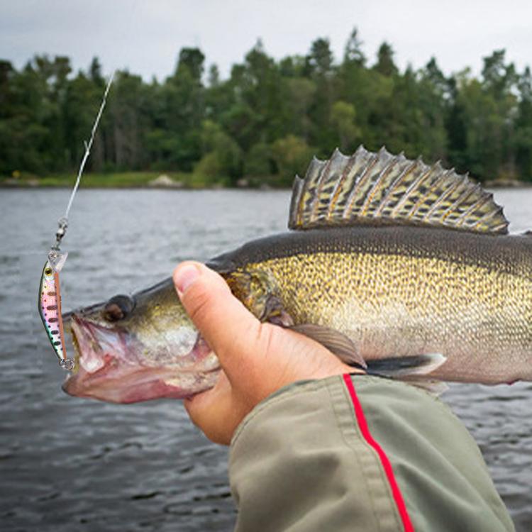 HENGJIA MI171 4.3cm-1.6g Sinking Road Runner Warbler Bait Outdoor Fishing Single Hook False Lure