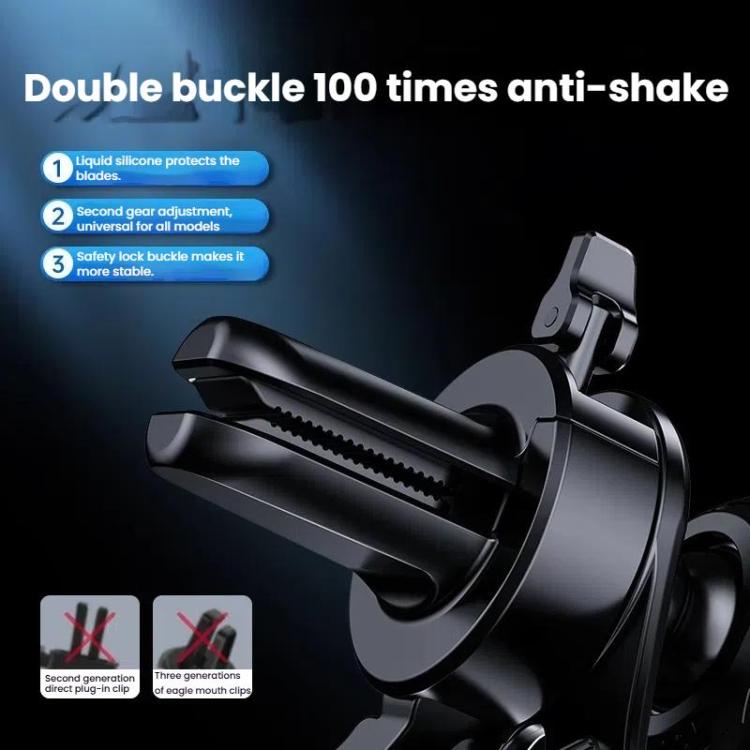 Leeioo Gravity Linkage Air Outlet Clip-on Car Mobile Phone Holder