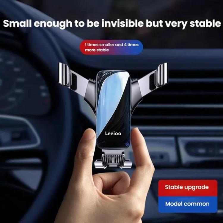 Leeioo Gravity Linkage Air Outlet Clip-on Car Mobile Phone Holder