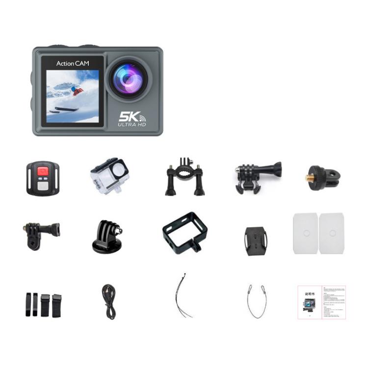 5K Action Camera Anti-Shake Outdoor HD Shooting Cycling Recorder Under Dive Camera