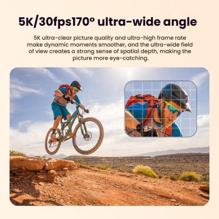 5K Action Camera Anti-Shake Outdoor HD Shooting Cycling Recorder Under Dive Camera