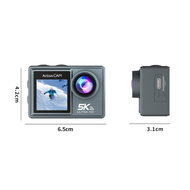 5K Action Camera Anti-Shake Outdoor HD Shooting Cycling Recorder Under Dive Camera