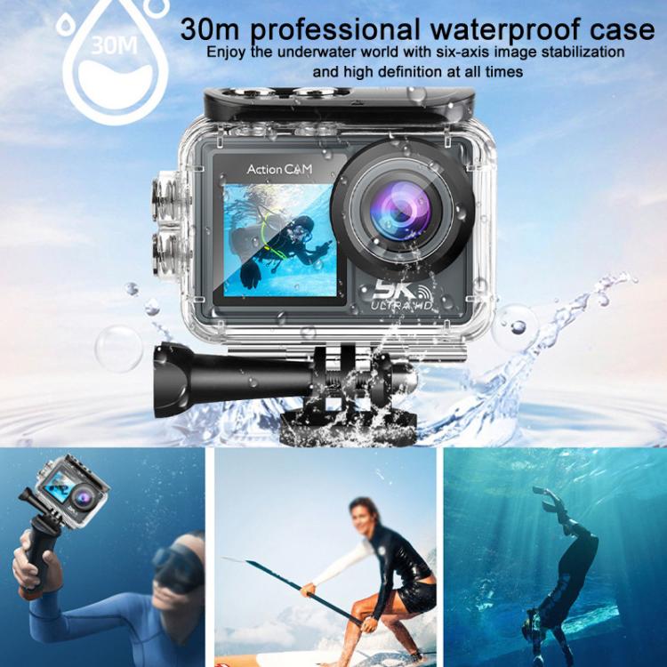 5K Action Camera Anti-Shake Outdoor HD Shooting Cycling Recorder Under Dive Camera