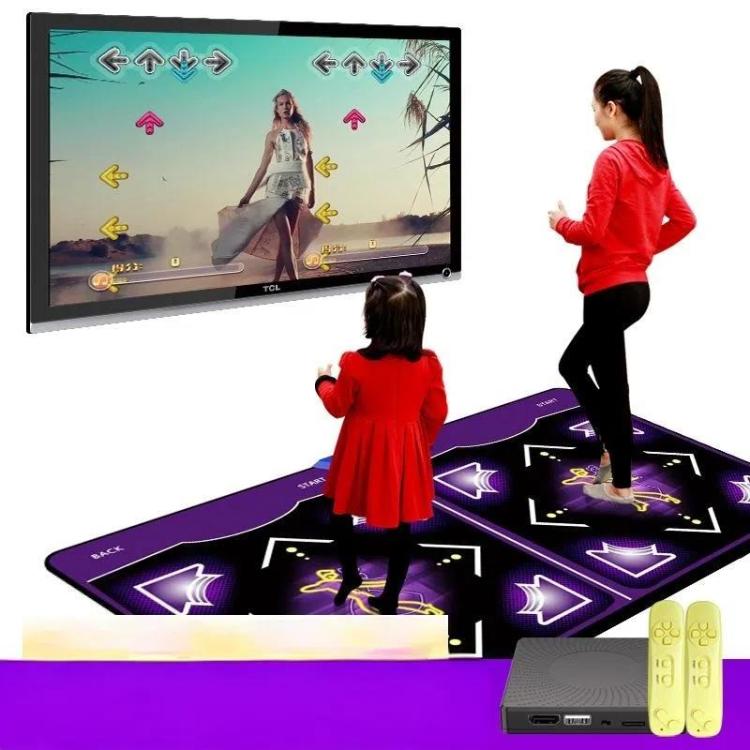Wireless TV Dual-Player Motion-Sensing Dance Mat with HDMI Port & 16GB Memory Card