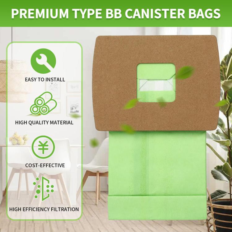 For Oreck BB Vacuum Cleaner Replacement Paper Bag Filter Dust Collection Bag