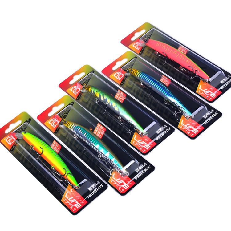 PROBEROS DW622 12.5cm-16g Submerged Minnow Lure All-Purpose Sea Fishing Plastic Bionic Hard Bait