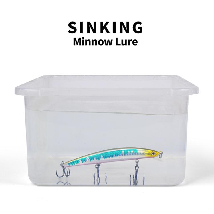 PROBEROS DW622 12.5cm-16g Submerged Minnow Lure All-Purpose Sea Fishing Plastic Bionic Hard Bait