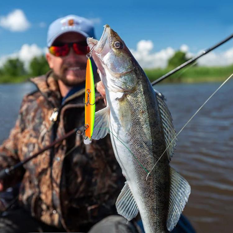 PROBEROS DW622 12.5cm-16g Submerged Minnow Lure All-Purpose Sea Fishing Plastic Bionic Hard Bait