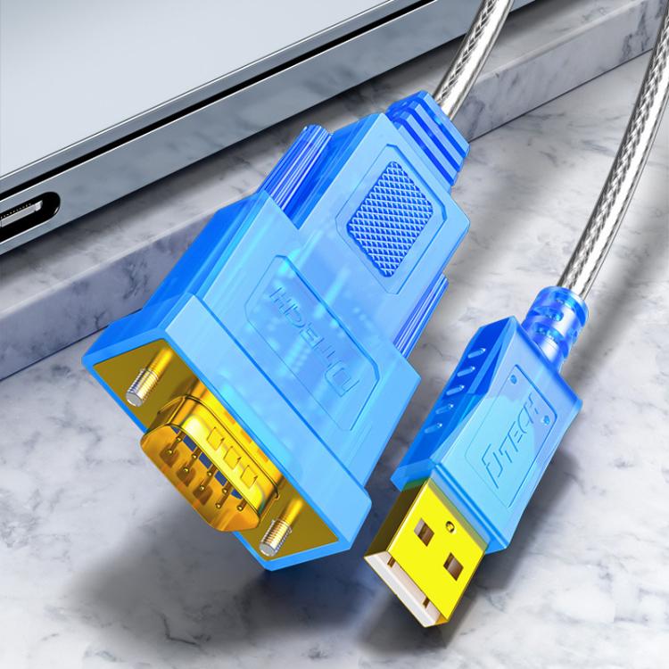 DTECH  DT-5011 USB 2.0 to RS232 Serial Adapter Cable, FT232 & ZT213 Dual-Chip with LED Indicator