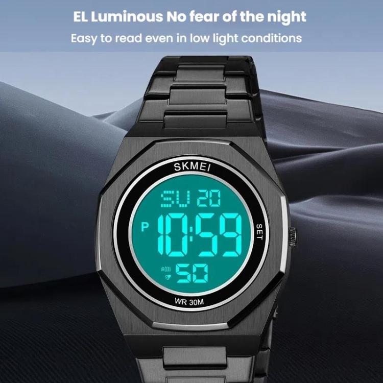 SKMEI 2479 Men Business Casual Multi-Function Chronograph Electronic Watch