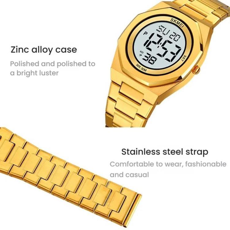 SKMEI 2479 Men Business Casual Multi-Function Chronograph Electronic Watch