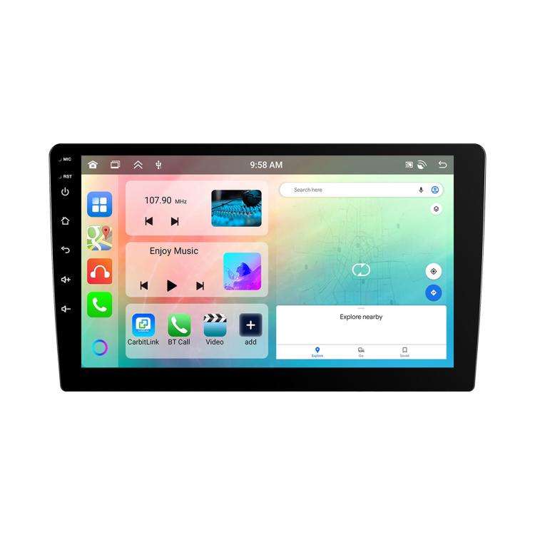 9 Inch Android 4+64G Dual-Butt Large Screen Car Carplay Built-In DAB Car Central Control Integrated Navigation System