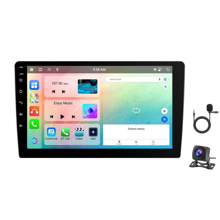 9 Inch Android 4+64G Dual-Butt Large Screen Car Carplay Built-In DAB Car Central Control Integrated Navigation System