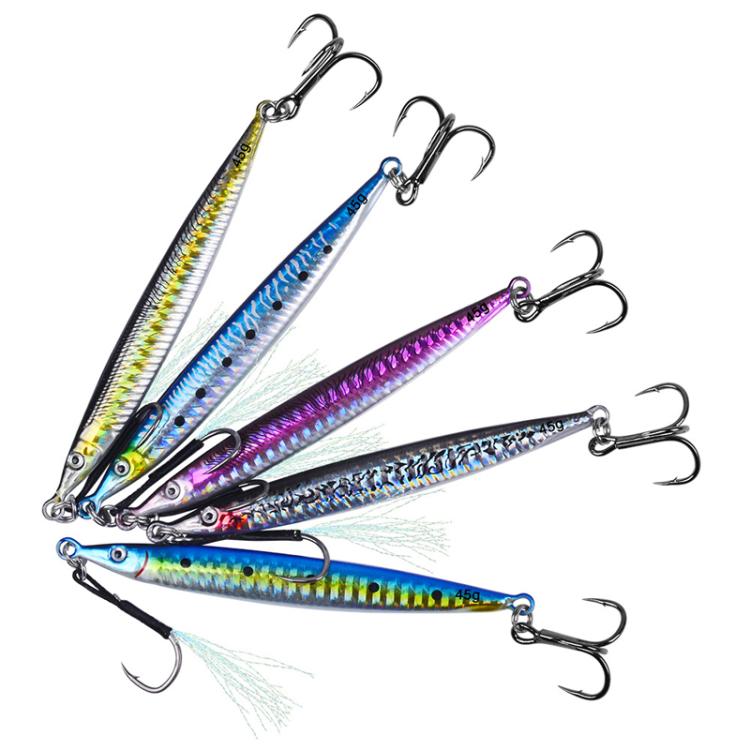 PROBEROS LF151 Long-Distance Casting Sinking Lure 3D Fast-Draw Sea Fishing Mackerel Hook