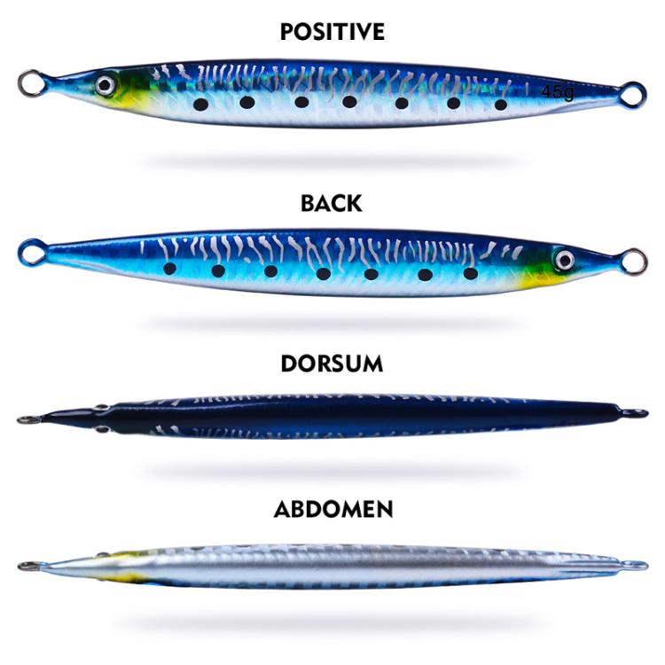 PROBEROS LF151 Long-Distance Casting Sinking Lure 3D Fast-Draw Sea Fishing Mackerel Hook