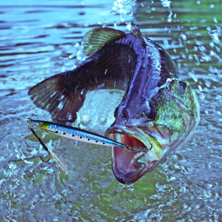 PROBEROS LF151 Long-Distance Casting Sinking Lure 3D Fast-Draw Sea Fishing Mackerel Hook