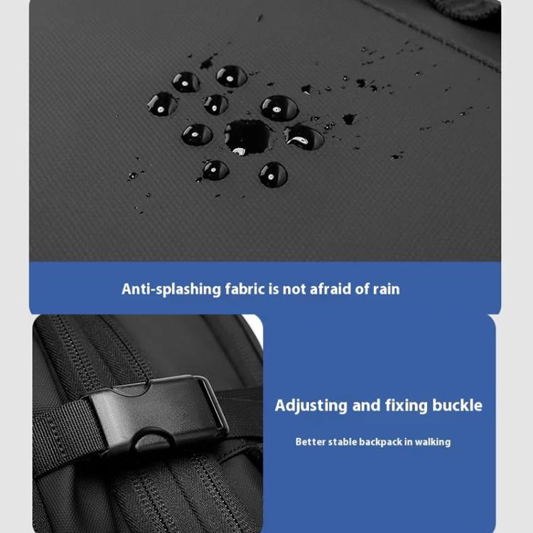 BANGE BG-3055 Men Large Capacity Shoulder Bag Expanded Capacity Business Travel Backpack