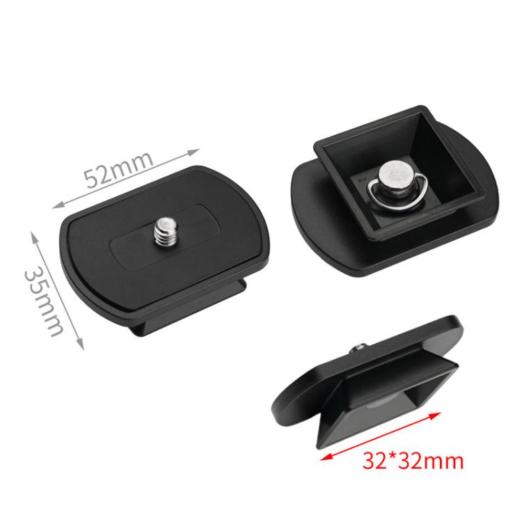 Quick Release Plate for Velbon QB-32 Weifeng WF-K10 / 320, NEST NT-510 / 530 Tripod