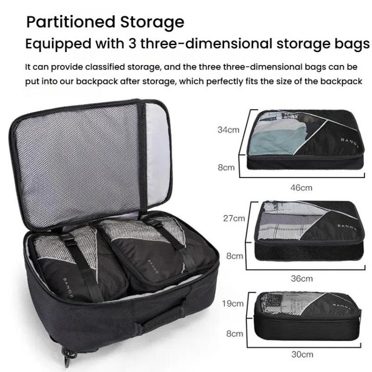 BANGE BG-1916 Men Backpack Large Capacity Shoulder Computer Bag