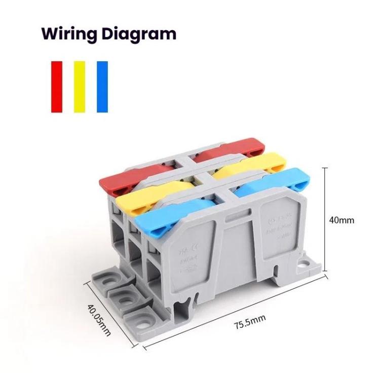 75A Quick-Press Terminal Block Wire Connector