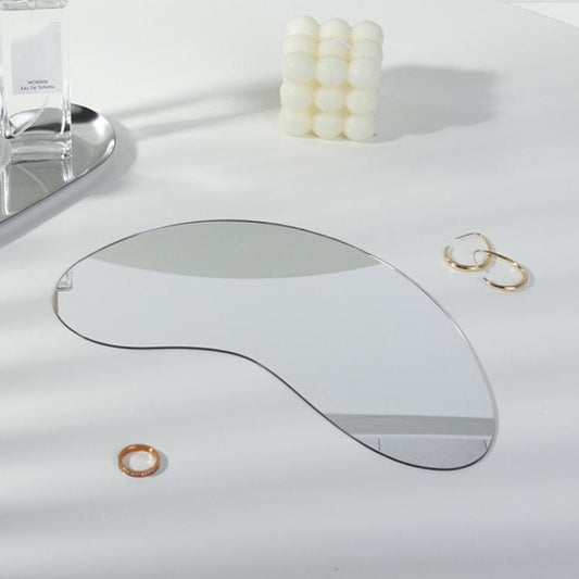 Acrylic Mirror Reflective Tray Display Jewelry Photo Props Photography Background Decoration