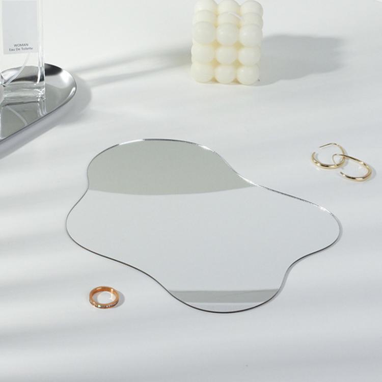 Acrylic Mirror Reflective Tray Display Jewelry Photo Props Photography Background Decoration