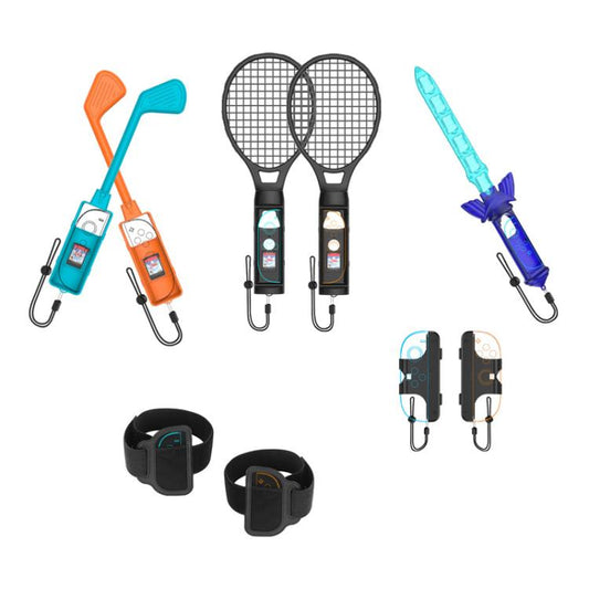JYS NS2281 For Nintendo Switch 2 Sports 9 In 1 Gaming Sports Kit Left And Right Grip Accessories