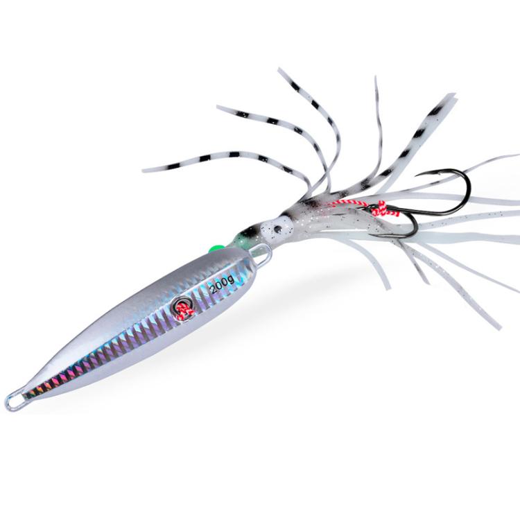 PROBEROS LF159 Luminous Bearded Squid Hook Slow Cranking Road Runner Iron Plate Bionic False Bait