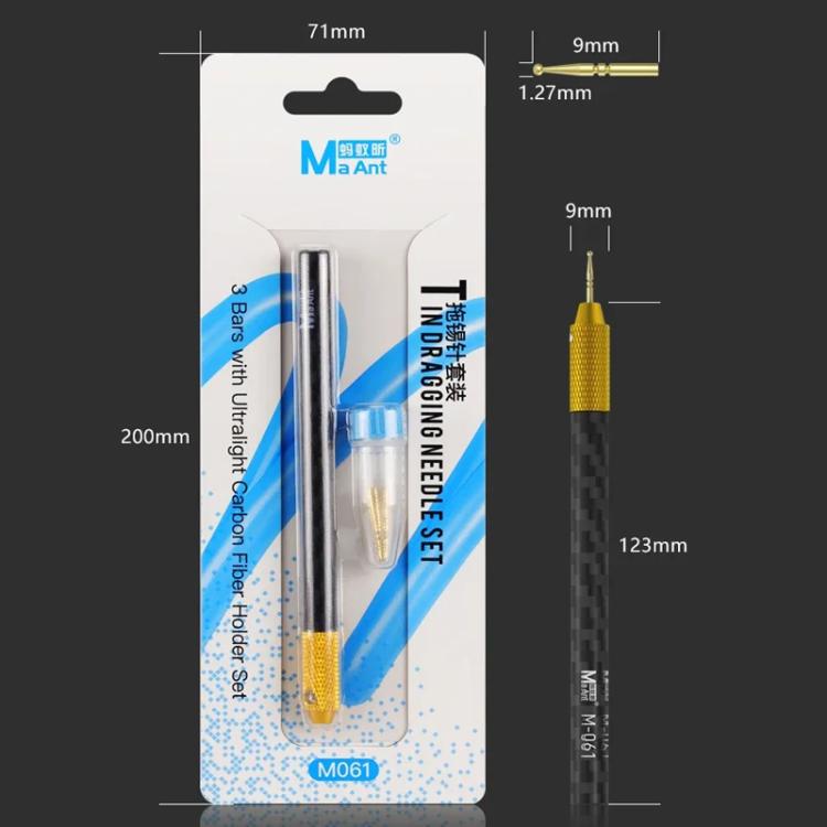 3 In 1 Cell Phone Repair Soldering Pin Set Inline Holder Soldering Solderer Tinning Pen, M061