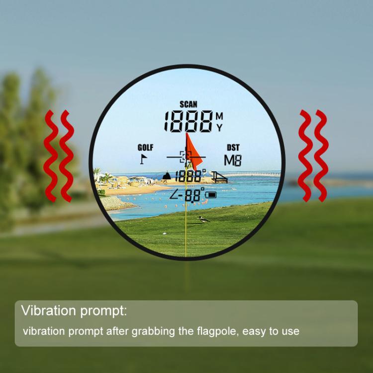 PGM JQ018 Mini Magnetic Slope Compensated Golf Pocket Rangefinder 1200 Yards