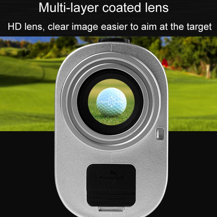 PGM JQ018 Mini Magnetic Slope Compensated Golf Pocket Rangefinder 1200 Yards