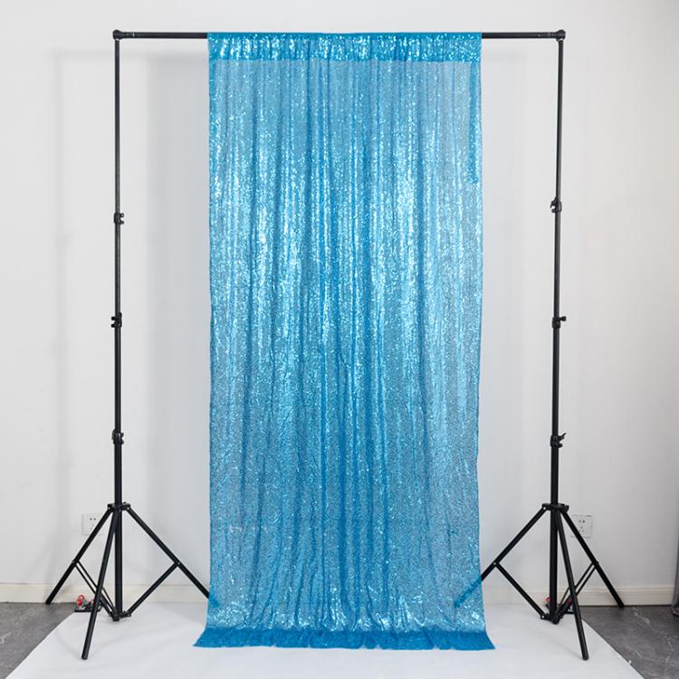 Hotel Wedding Banquet Site Background Curtains Embroidered Cloth Sequin Curtains Festival Party Decoration, 60x240cm, 120cmx240cm, 120cmx300cm, 240cmx240cm, 300cmx300cm, 60x300cm